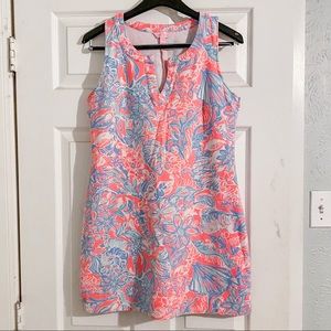 Lilly Pulitzer Mini Stretch Shift Dress-Size Medium (EUC)